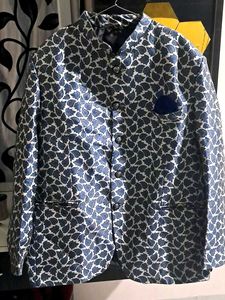 Patterned Party Blazer