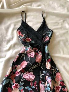 Floral Print Mini Dress