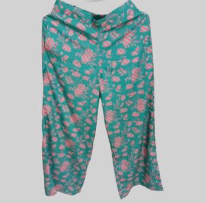 Green Printed Jumpsuit (New)