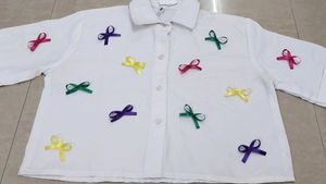 🎀Korean Bow Summer Shirt😍