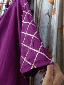 Beautiful Flared Kurta With Tassels