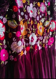 Khodal Creations Flared Gown
