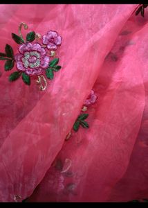 New Organza Material 1.84 Metres