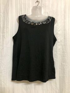 Black Sleeveless Top