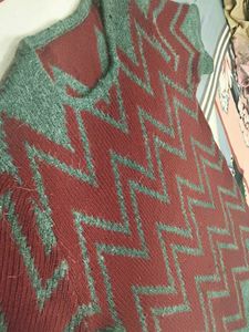 Retro Patterned Sweater