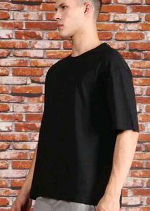 Black Graphic Print Tee