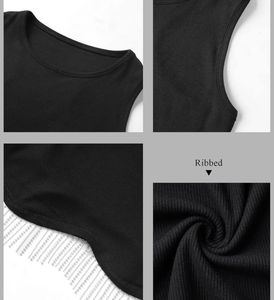 Rhinestone Fringe Crop Tank Top
