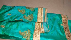 Elegant Green Saree