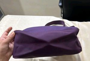 Longchamp Purple Hobo Bag