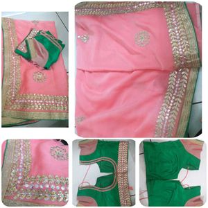 Sadi With Blouse, Saree Combo