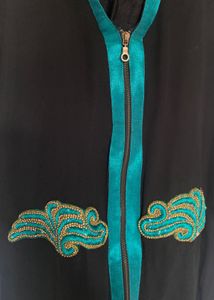 Elegant Black Embroidered Kurta