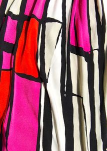 Colorful Geometric Print Top