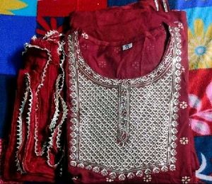beautiful party wear naira cut kurti pant Dupatta