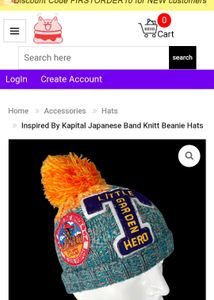 Kapital Knit Beanie Hat