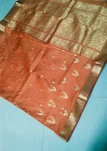 Orange Colour Pure Kanchi Pattu Saree