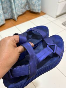 Blue Fashion Sandals (made In USA)