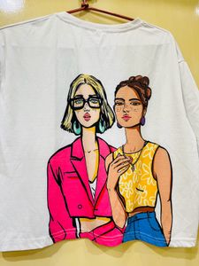 White Tshirt For Cuties