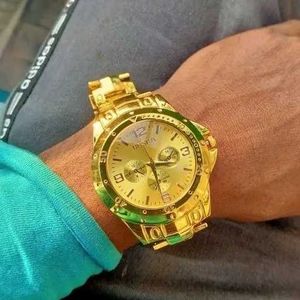 Rosara Gold Watch For Menb