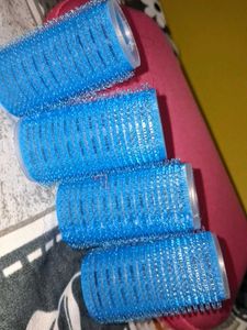 Blue Hair Rollers - Set of 4💗
