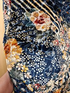 Zara New with tag Mini Flared Velvet Dress