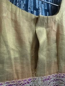 Elegant Pink &amp; Gold Dress