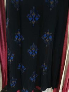Black Printed Kurta