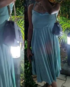 Sleeveless Dress Seagreen