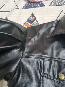 Crop Leather Jacket