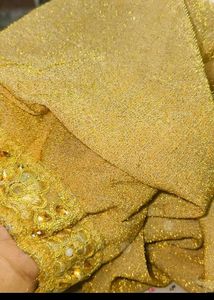 Elegant Gold Ethnic Skirt