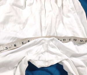 Brand New M Size White Cotton Leggings