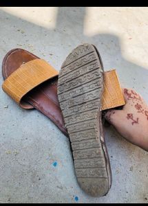 Yellow Khadow Flipflop Slipper