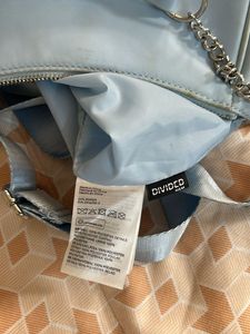 H&amp;m Blue Sling/shoulder Bag With Extra Straps