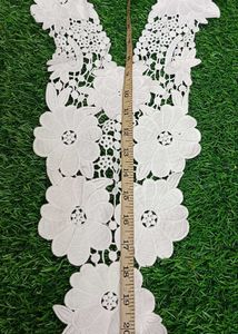 White Floral Lace Applique