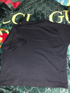 Black Halter Neck T-shirt