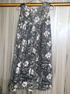 Black-Silver Party Top