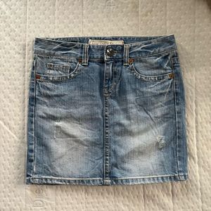 Denim Mini Skirt