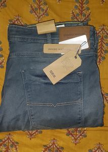 MEN NEW SLIM FIT FLEXIBLE INDIGO NATION JEANS