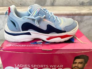Asian Ladies Sports Shoes - Light Blue