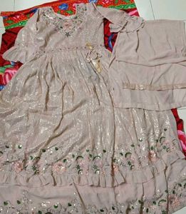 Heavy Sequined Embroidered Anarkali Dress
