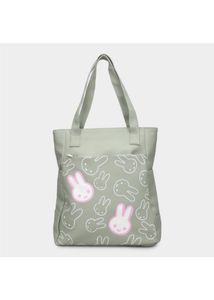 Cute Bunny Print Tote Bag