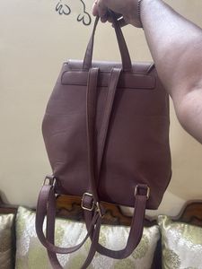 Caprese Backpack - Mauve &amp; Cream
