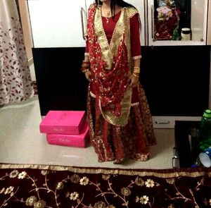Wedding wear garara suit set
