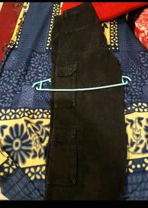 Black Wash Cargo Jeans