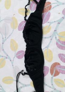 Black Net wired  Bra