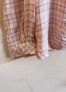Women Casual Pink Shirt (XL)