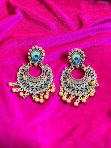 Beautiful Peacock Design Earrings