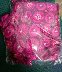 Pink Bandhani Fabric