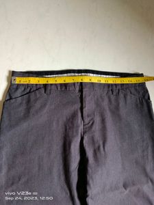 Ash Grey Color Office Wear Pants