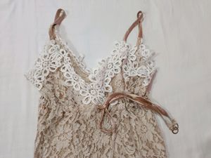 Semi sheer Full Lace Dress
