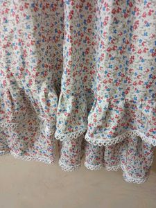 Floral Print Ruffle Dress